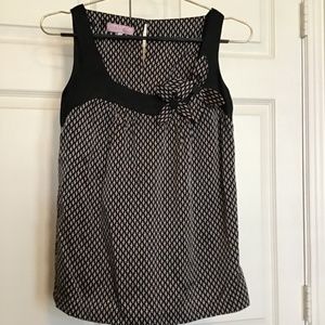 Anthropologie Parameter Black and Cream Top